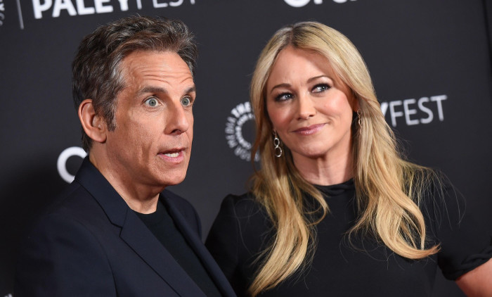 Hollywood, USA. 11th Oct, 2025. US actor Ben Stiller and wife Christine Taylor arriving to PaleyFest 2025: An Evening with ‘Severance' at Dolby Theatre on March 21, 2025 in Hollywood, CA.  LISA OConnor/AFF-USA.com Credit: AFF/Alamy Live News