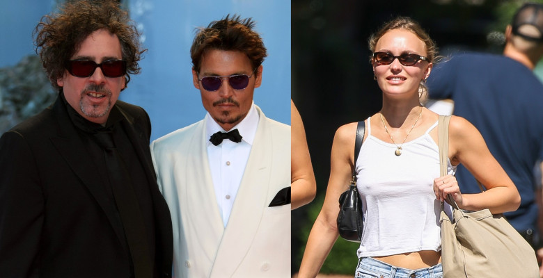 tim burton, johnny depp, lily rose depp (1)