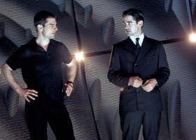 Colin Farrell și Tom Cruise în Minority Report/ Profimedia