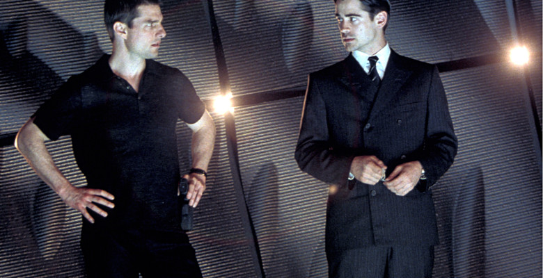 Colin Farrell și Tom Cruise în Minority Report/ Profimedia