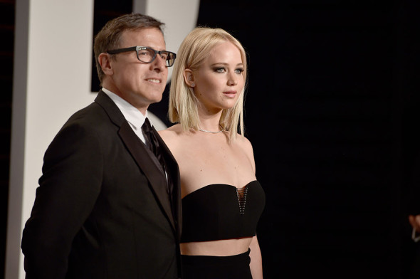 Regizorul David O. Russell și Jennifer Lawrence