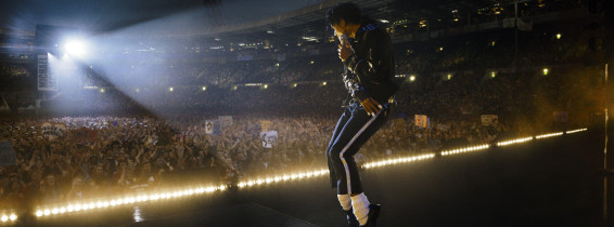 RELEASE DATE: April 24, 2026 TITLE: Michael STUDIO: Lionsgate DIRECTOR: Antoine Fuqua PLOT: The story of the famous musician Michael Jackson, known as the King of Pop. STARRING: JAAFAR JACKSON as Michael Jackson. EDITORIAL USAGE ONLY! Not for Commercial U