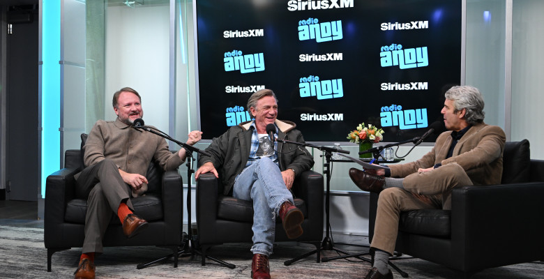 Daniel Craig And Rian Johnson Appear On SiriusXM's Andy Cohen Live