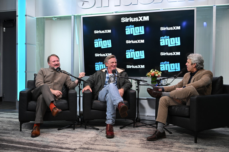 Daniel Craig And Rian Johnson Appear On SiriusXM's Andy Cohen Live