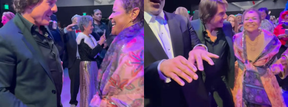 Tom Cruise, spectacol pe ringul de dans/ Foto: Captură video