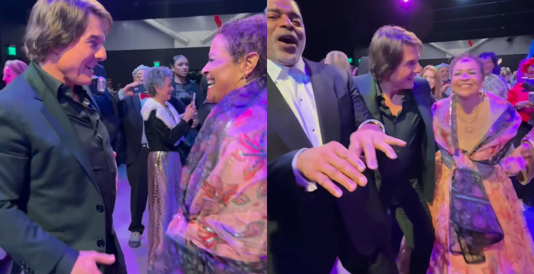 Tom Cruise, spectacol pe ringul de dans/ Foto: Captură video