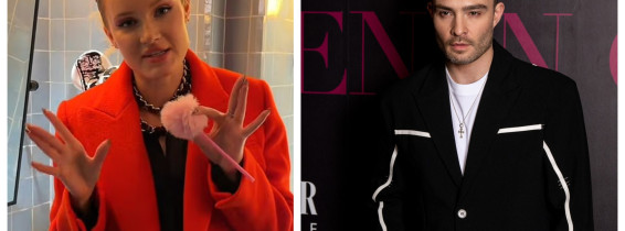 Polina Nioly Pushkareva și Ed Westwick