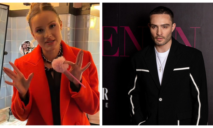 Polina Nioly Pushkareva și Ed Westwick