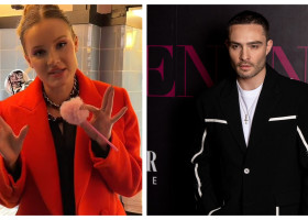 Polina Nioly Pushkareva și Ed Westwick
