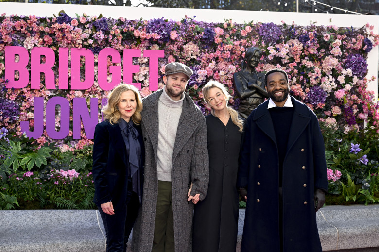 "Bridget Jones" Scenes In The Square Statue Unveiling - Special Access
