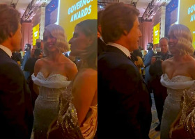 Sydney Sweeney și Tom Cruise/ Foto: Captură video