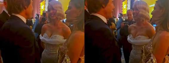 Sydney Sweeney și Tom Cruise/ Foto: Captură video