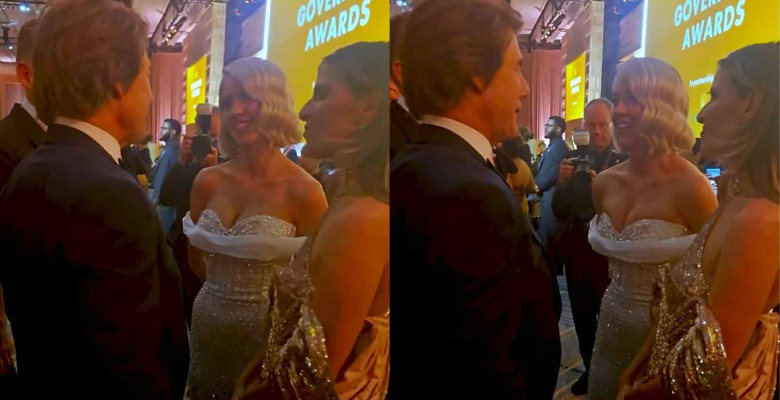 Sydney Sweeney și Tom Cruise/ Foto: Captură video