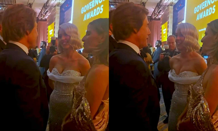 Sydney Sweeney și Tom Cruise/ Foto: Captură video