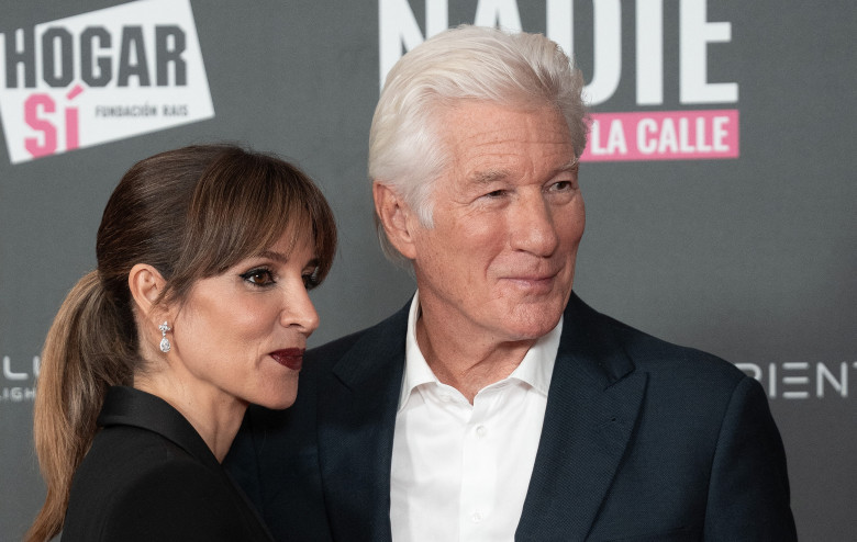 Personnalités à la première du documentaire "What nobody wants to see" (Ce que personne ne veut voir) en faveur de la fondation HogarSi qui lutte pour venir en aide aux sans-abris.