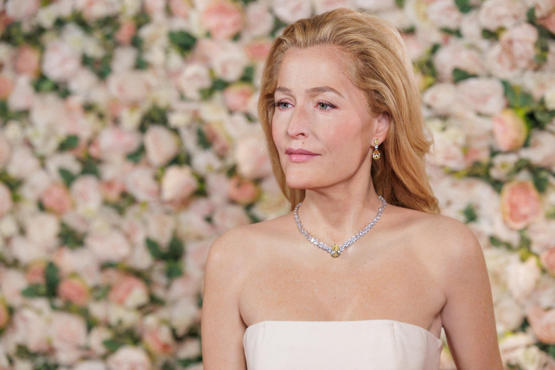 Reacția virală a lui Gillian Anderson când și-a văzut dublura de ceară/ Profimedia