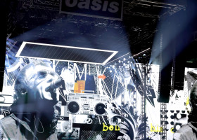 Oasis Performs At The Rose Bowl