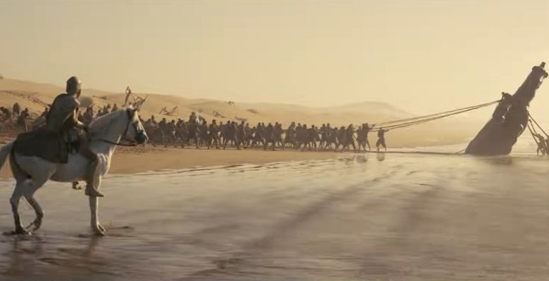 Premières images de Matt Damon dans le film "L'Odyssée"