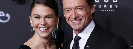 Sutton Foster și Hugh Jackman