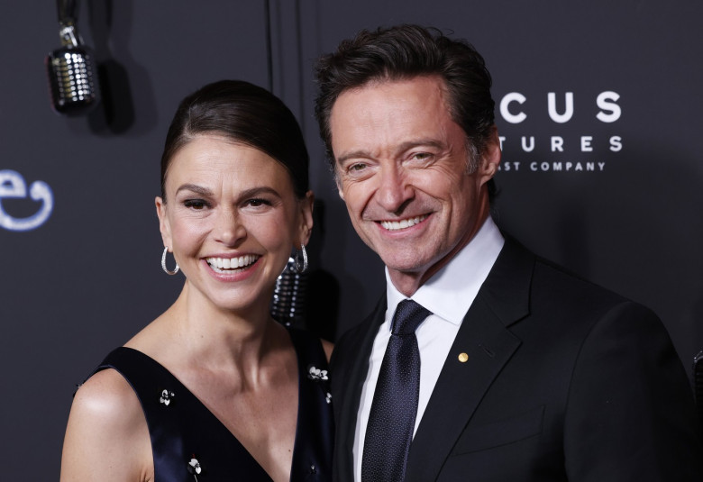 Sutton Foster și Hugh Jackman
