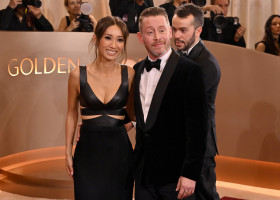 Macaulay Culkin și Brenda Song la Globurile de Aur 2026/ Profimedia