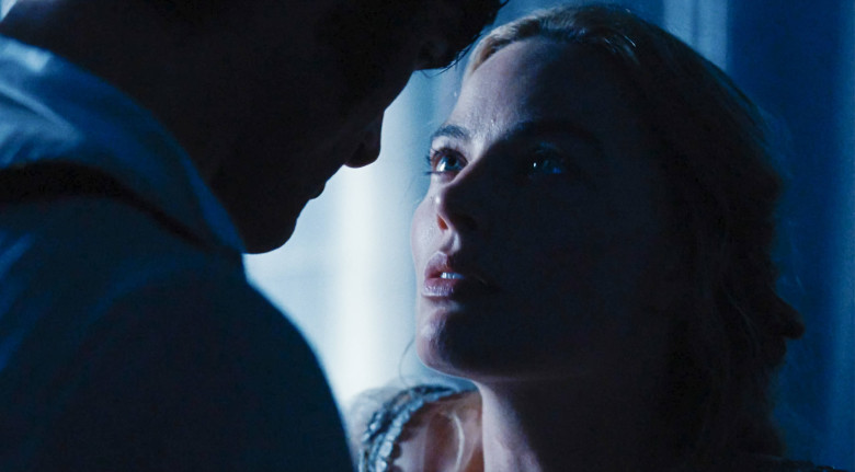 Jacob Elordi și Margot Robbie în filmul „Wuthering Heights”/ Profimedia