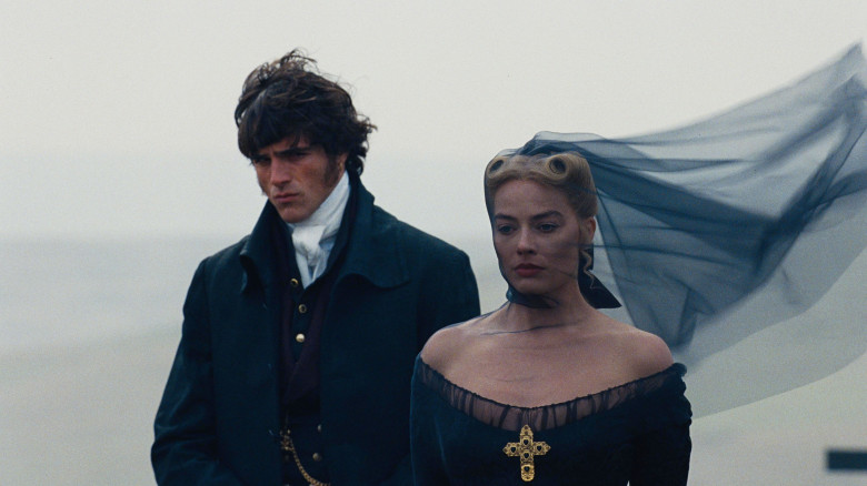 Jacob Elordi și Margot Robbie în filmul „Wuthering Heights”/ Profimedia