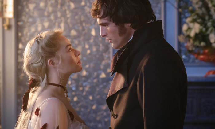 Jacob Elordi și Margot Robbie în filmul „Wuthering Heights”/ Profimedia