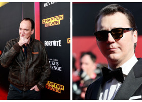 Quentin Tarantino și Paul Dano