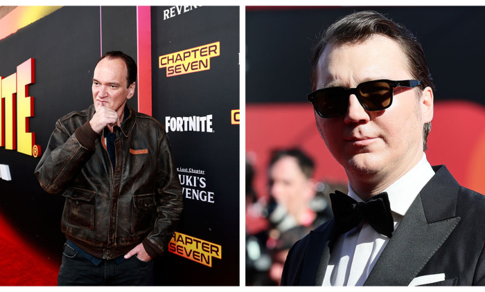 Quentin Tarantino și Paul Dano