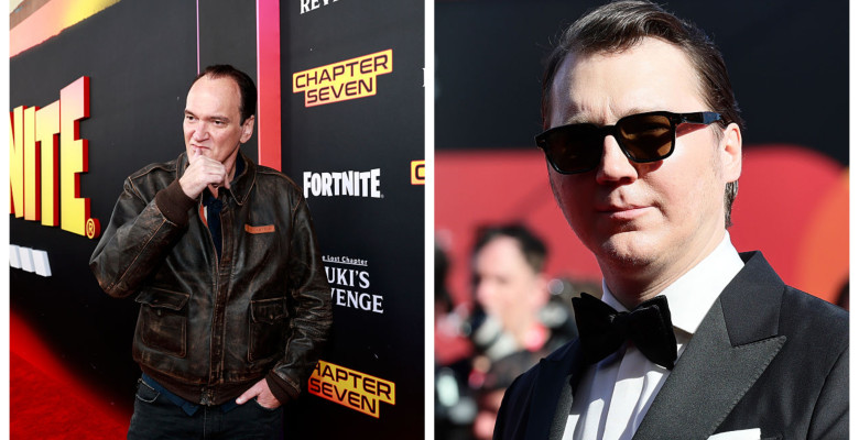 Quentin Tarantino și Paul Dano