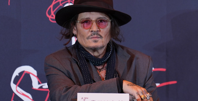 Johnny Depp "A Bunch Of Stuff - Tokyo" Exhibition Preview And Press Conference