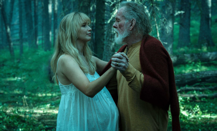 Nick Nolte and Jennifer Lawrence