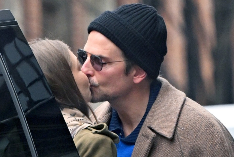 EXCLUSIVE Bradley Cooper And Gigi Hadid Share A Kiss After A Lunch Date