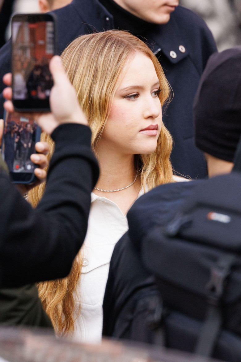 Haven Garner Warren is seen leaving the Fendi fashion show during the Milan Fashion Week - Womenswear Fall/Winter 2026/2027 on February 25, 2026 in Milan, Italy. Photo: Cinzia Camela.6