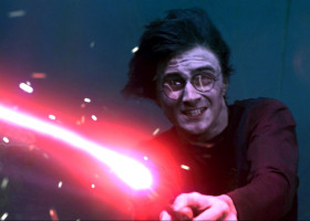 Daniel Radcliffe. în "Harry Potter and the Goblet of Fire"