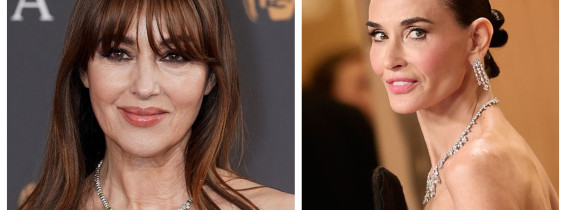 Monica Bellucci și Demi Moore