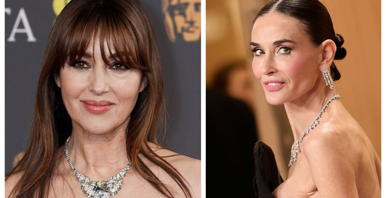 Monica Bellucci și Demi Moore