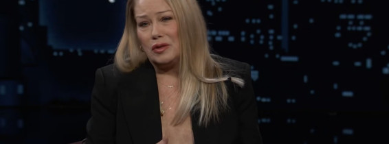 Christina Applegate reveals she has named one of her knees after Meghan Markle, as she opens up about her ongoing battle with multiple sclerosis on Jimmy Kimmel Live!