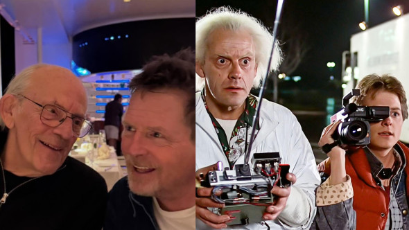 Michael J. Fox și Christopher Lloyd, împreună la 40 de ani de la „Back To The Future”: Cina cu cel mai bun prieten