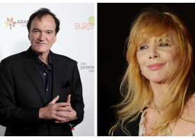 Quentin Tarantino și Rosanna Arquette
