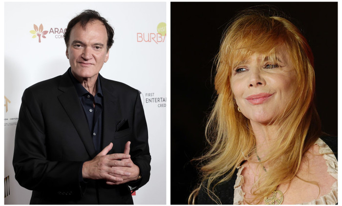 Quentin Tarantino și Rosanna Arquette