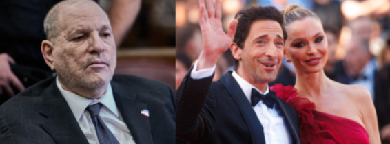 Harvey Weinstein, adrien brody, georgina chapman