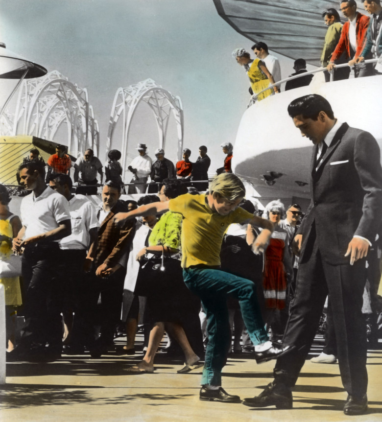 Kurt Russell și Elvis Presley. Profimedia