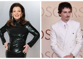 Fran Drescher și Timothée Chalamet