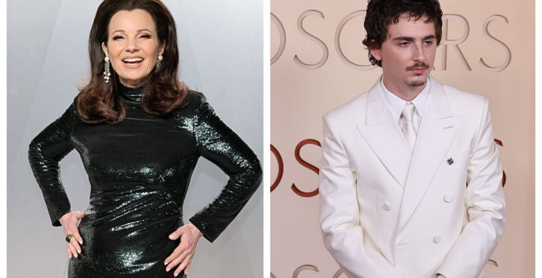 Fran Drescher și Timothée Chalamet