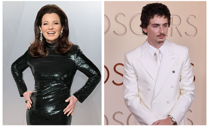 Fran Drescher și Timothée Chalamet