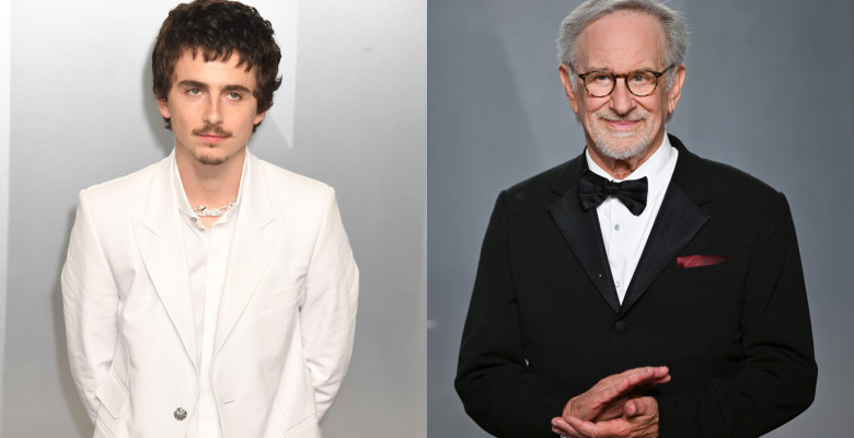 Timothée Chalamet și Steven Spielberg/ Profimedia