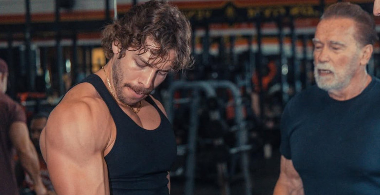 Joseph Baena si Arnold Schwarzenegger (1)