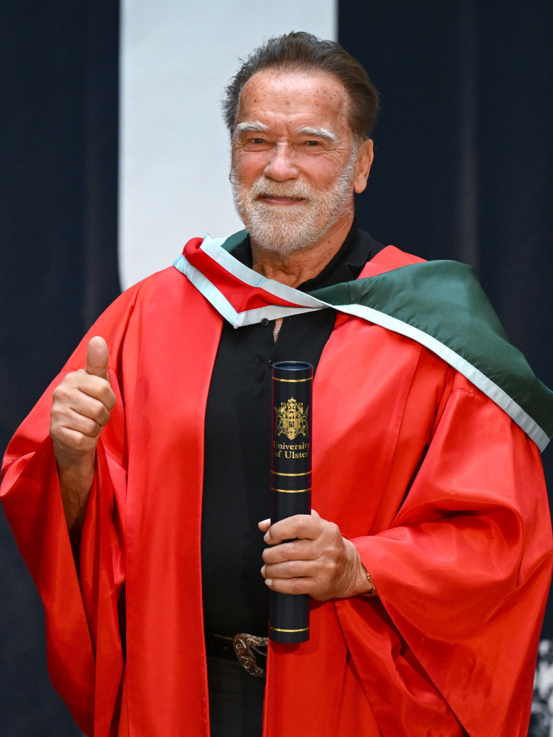 Arnold Schwarzenegger Receives Honorary Doctorate From Ulster University